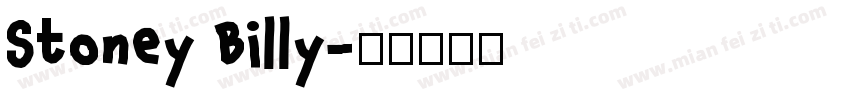 Stoney Billy字体转换